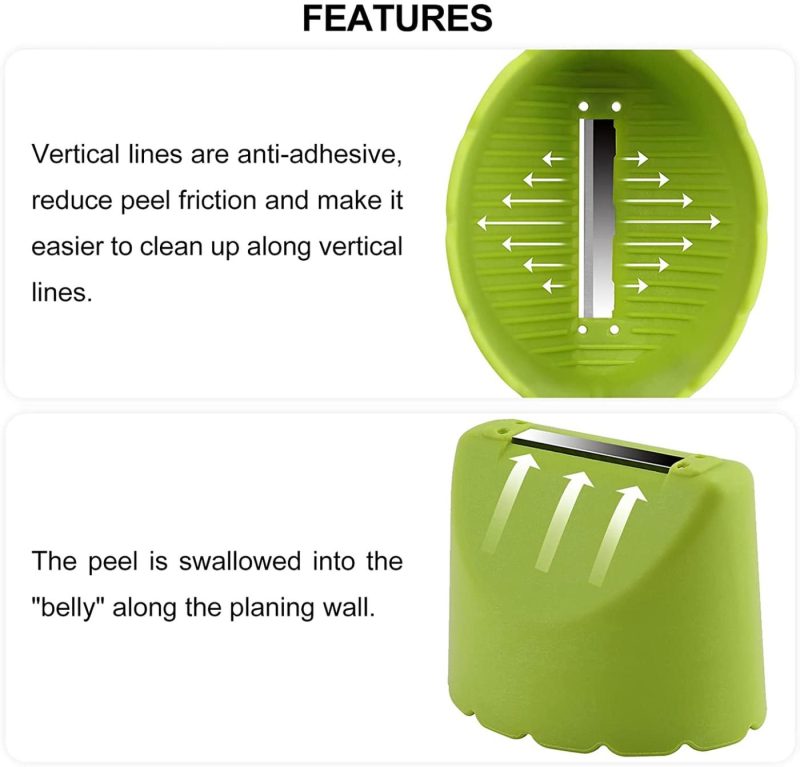 Kitchen Utensils & Gadgets |  Vegetable Peelers With Container Peeler For Kitchen Multifunctional Veggie And Fruit Peeler Potato Apple Peeler With Storage Function Carrot Peelers Home Decor & Cleaning Kitchen & Dining