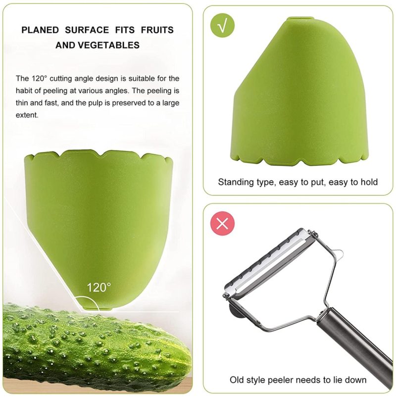 Kitchen Utensils & Gadgets |  Vegetable Peelers With Container Peeler For Kitchen Multifunctional Veggie And Fruit Peeler Potato Apple Peeler With Storage Function Carrot Peelers Home Decor & Cleaning Kitchen & Dining