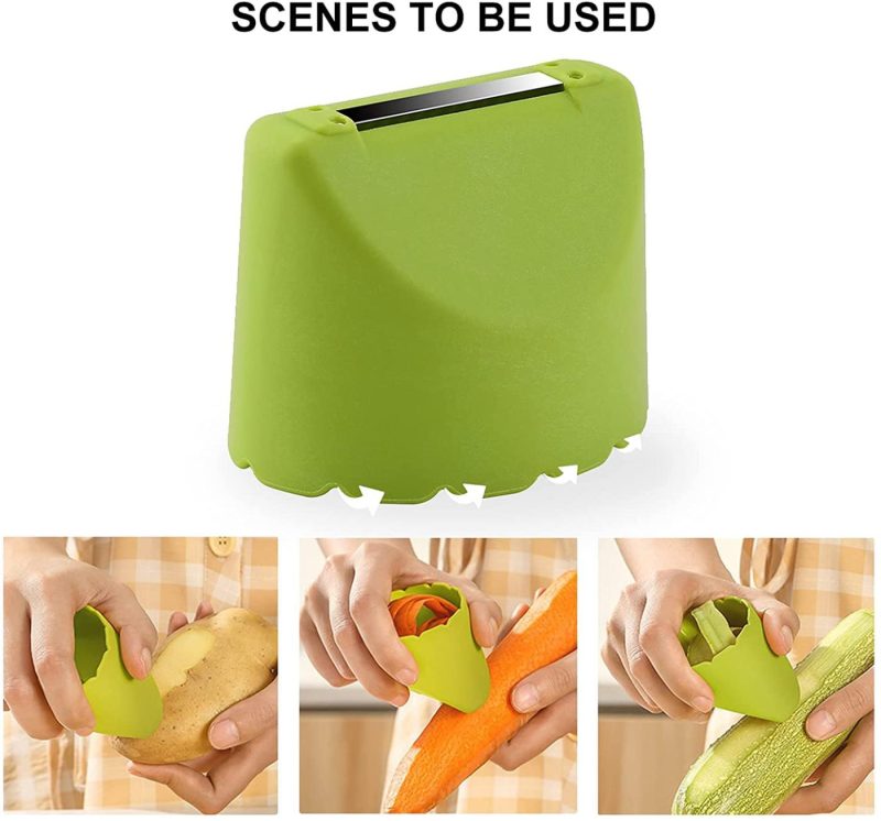 Kitchen Utensils & Gadgets |  Vegetable Peelers With Container Peeler For Kitchen Multifunctional Veggie And Fruit Peeler Potato Apple Peeler With Storage Function Carrot Peelers Home Decor & Cleaning Kitchen & Dining