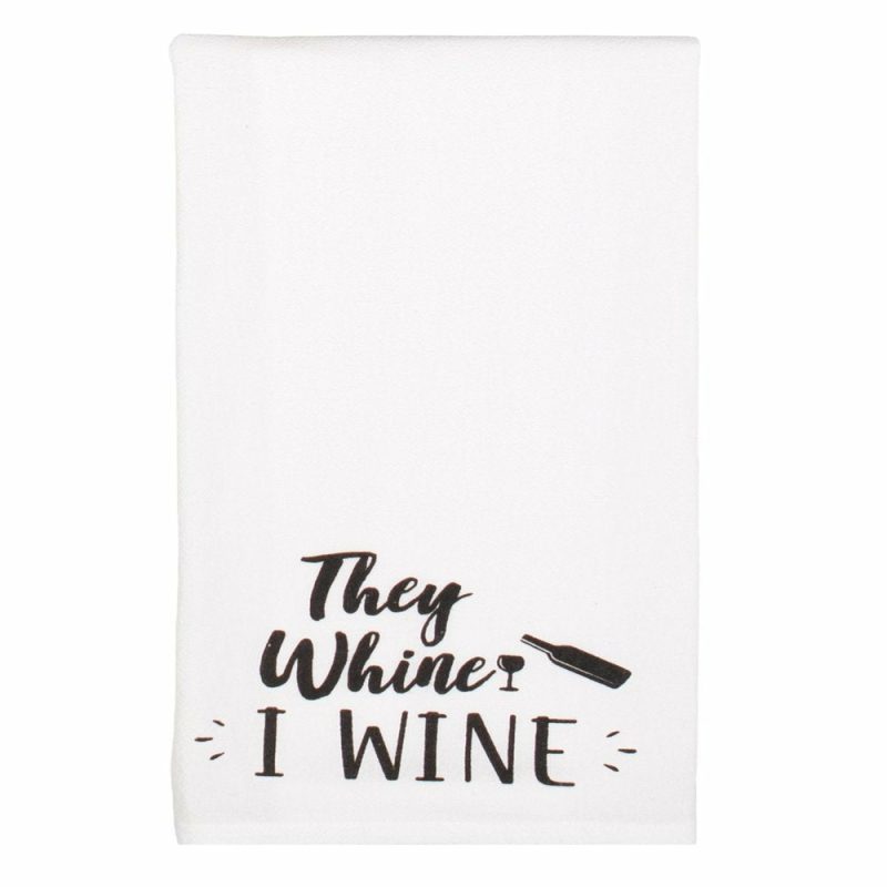 Kitchen & Dining |  7 Piece Set  "Wine Not Have Fun" Flour Sack Kitchen Towel Home Decor & Cleaning JVS Export