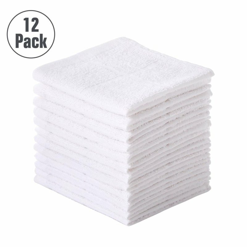 Kitchen & Dining |  Kitchen Dishcloth Set, 12"X12" 12-Pack, Pure Cotton Cleaning Dish Towel, Highly Absorbent (Mix Color) Home Decor & Cleaning Egles