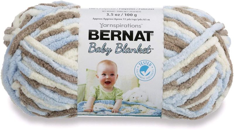 Knitting & Crochet |  Bernat Baby Blanket Yarn, 3.5 Oz, Gauge 6 Super Bulky Arts, Crafts & Sewing Bernat