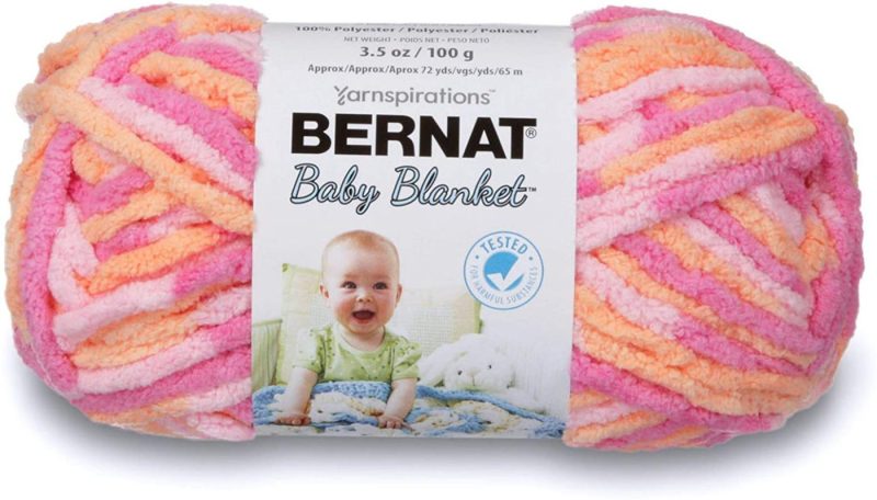 Knitting & Crochet |  Bernat Baby Blanket Yarn, 3.5 Oz, Gauge 6 Super Bulky Arts, Crafts & Sewing Bernat