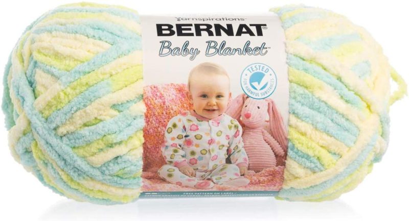 Knitting & Crochet |  Bernat Baby Blanket Yarn, 3.5 Oz, Gauge 6 Super Bulky Arts, Crafts & Sewing Bernat