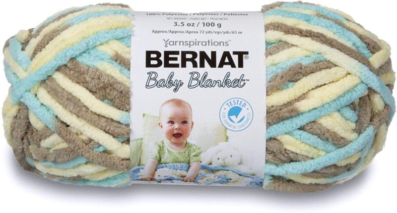 Knitting & Crochet |  Bernat Baby Blanket Yarn, 3.5 Oz, Gauge 6 Super Bulky Arts, Crafts & Sewing Bernat