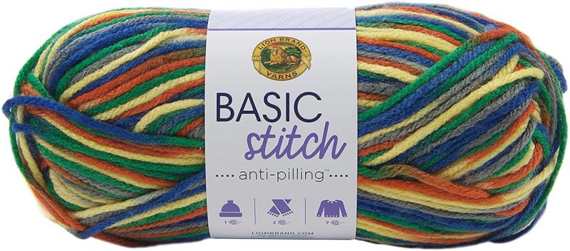 Knitting & Crochet |  Lion Brand Yarn Company Yarn Basic Stitch An Frost Arts, Crafts & Sewing Baby Blue