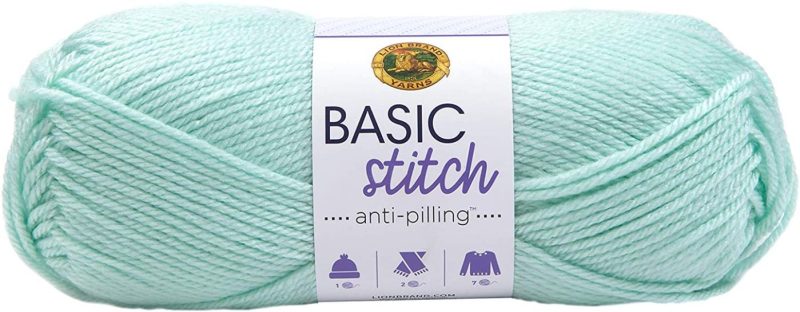 Knitting & Crochet |  Lion Brand Yarn Company Yarn Basic Stitch An Frost Arts, Crafts & Sewing Baby Blue