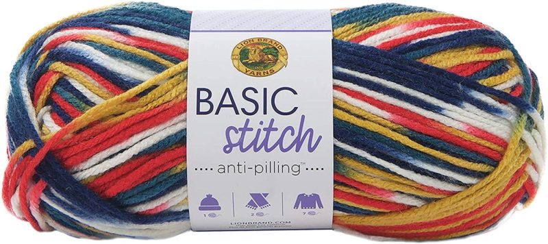 Knitting & Crochet |  Lion Brand Yarn Company Yarn Basic Stitch An Frost Arts, Crafts & Sewing Baby Blue