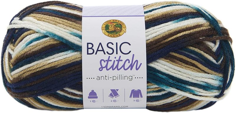 Knitting & Crochet |  Lion Brand Yarn Company Yarn Basic Stitch An Frost Arts, Crafts & Sewing Baby Blue