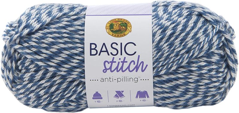 Knitting & Crochet |  Lion Brand Yarn Company Yarn Basic Stitch An Frost Arts, Crafts & Sewing Baby Blue