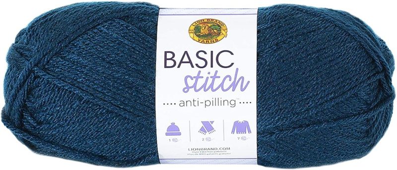 Knitting & Crochet |  Lion Brand Yarn Company Yarn Basic Stitch An Frost Arts, Crafts & Sewing Baby Blue