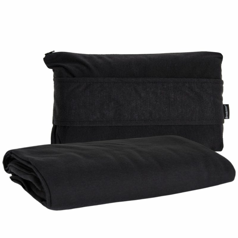 Luggage Accessories |  Travel Blanket With Packing Case – Lightweight Portable Blanket For Vacations, Airplanes, Trains, Buses, And Cars Luggage & Travel Gear black