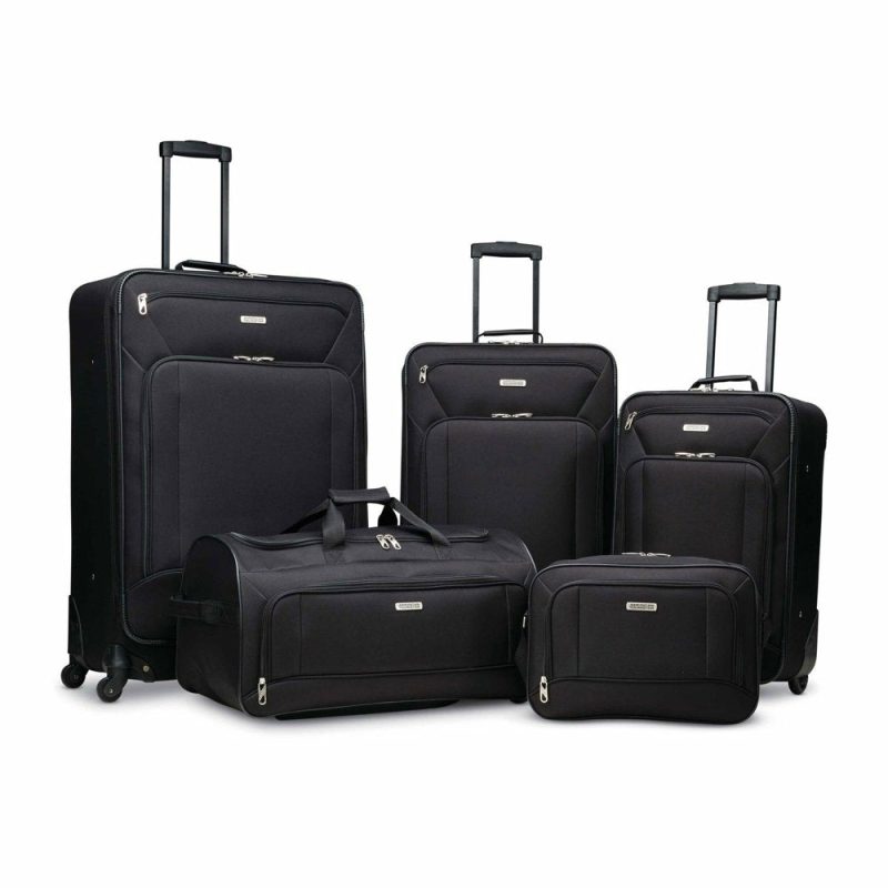 Luggage |  American Tourister  Xlt 4 Piece Luggage Softside Set Luggage Luggage