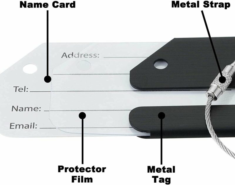 Luggage |  Luggage Tags & Bag Tags Stainless Steel Aluminum Luggage Luggage