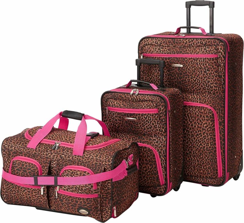 Luggage |  Rockland Vara Softside 3-Piece Upright Luggage Set(20/22/28) Luggage black