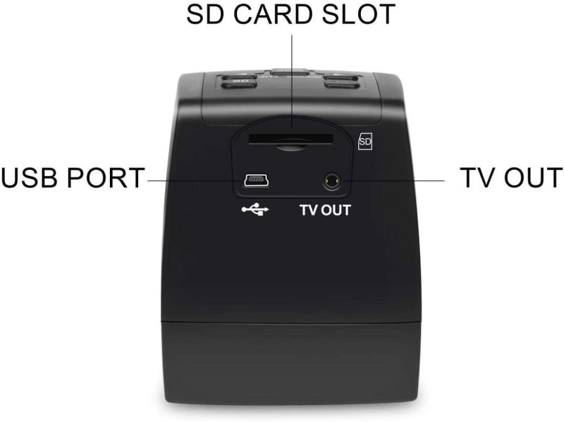 Office Electronics |  Digitnow 22Mp All-In-1 Film & Slide Scanner, Converts 35Mm 135 110 126 And Super 8 Films/Slides/Negatives To Digital Jpg Photos, Built-In 128Mb Memory, 2.4 Lcd Screen Home Office Products DIGITNOW