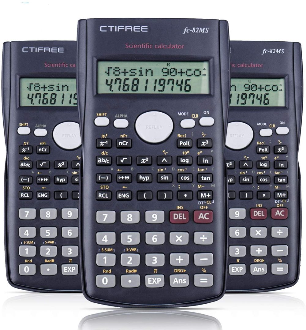 Office Electronics |  Splaks 2-Line Engineering Scientific Calculator Led Display Function Calculator Suitable For School Business (3Pack) Home Office Products Office Electronics