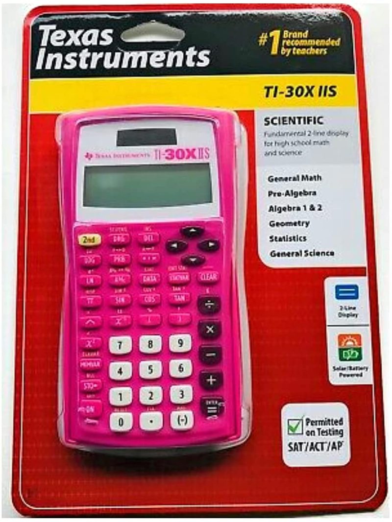 Office Electronics |  Texas Instrument Ti-30X Iis Scientific Calculator Rose Pink Color Home Office Products Office Electronics