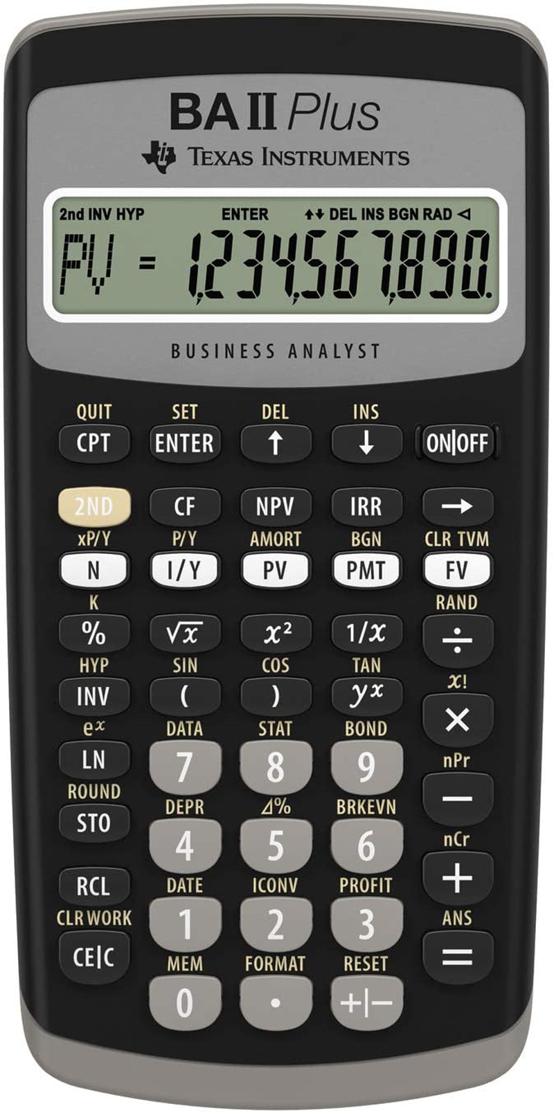 Office Electronics |  Texas Instruments Ba Ii Plus Financial Calculator Home Office Products Office Electronics