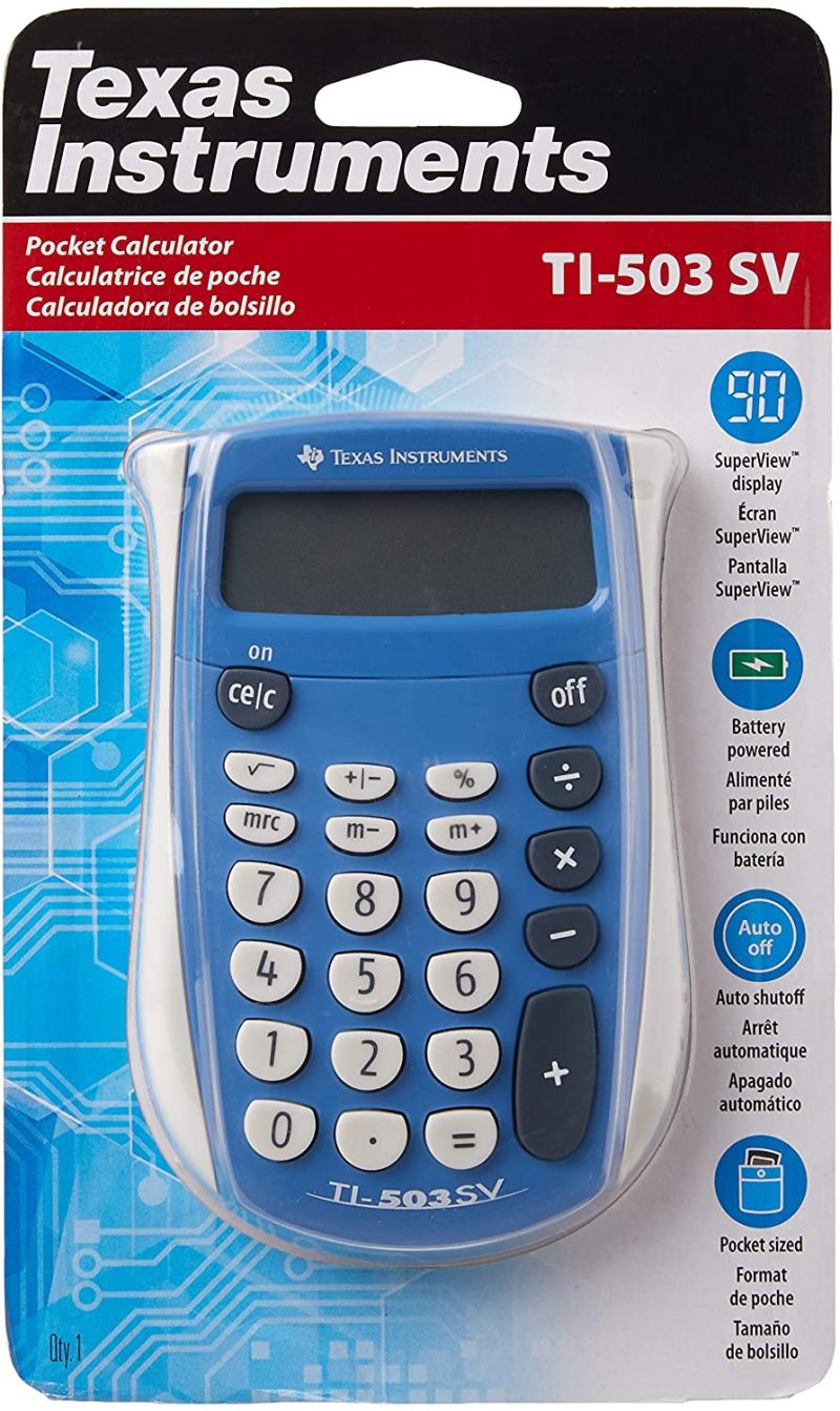 Office Electronics |  Texas Instruments Ti-503 Sv Standard Function Calculator Home Office Products Office Electronics