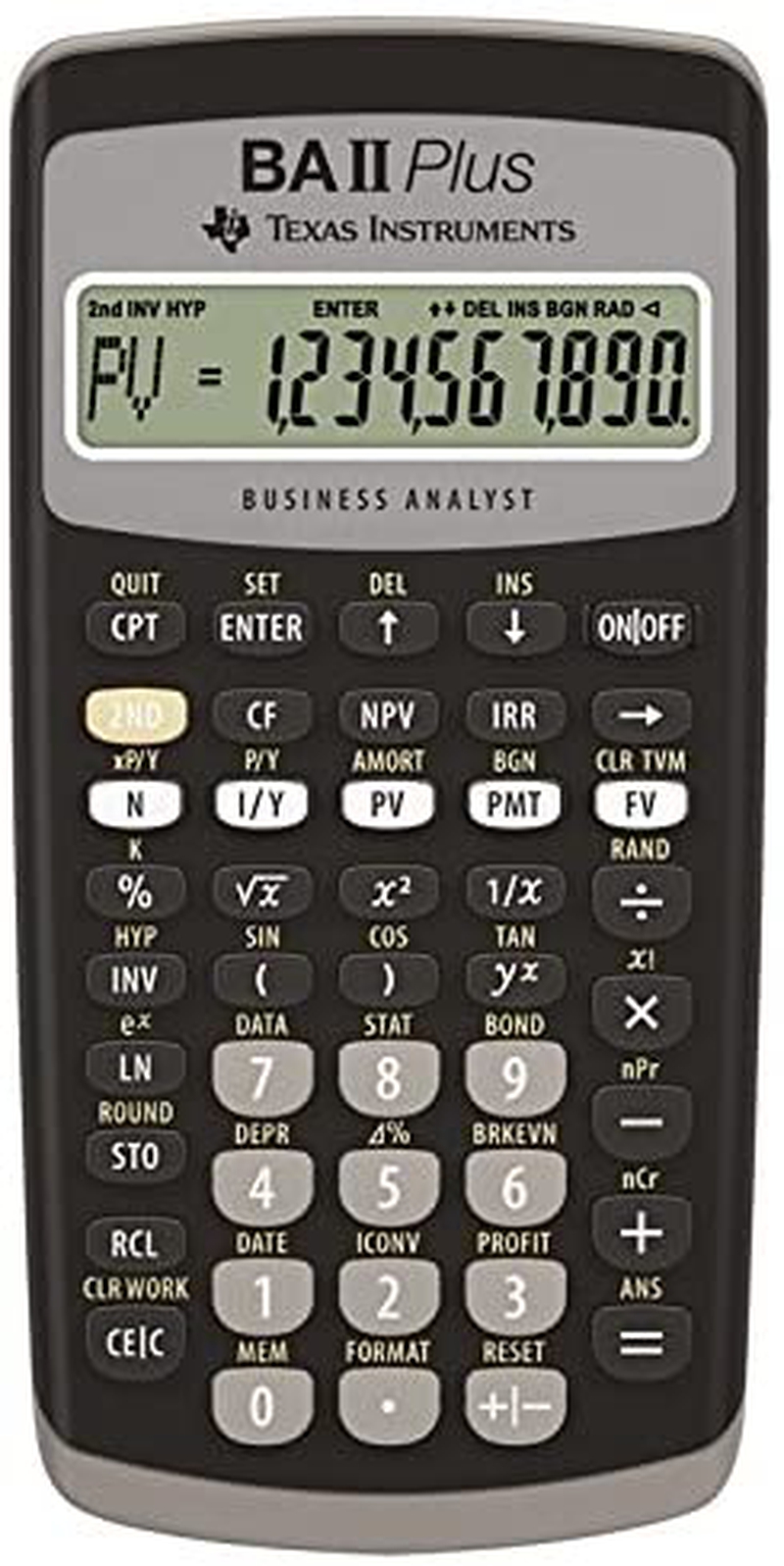 Office Electronics |  Texbaiiplus – Texas Instruments Ba-Ii Plus Adv. Financial Calculator Home Office Products Office Electronics