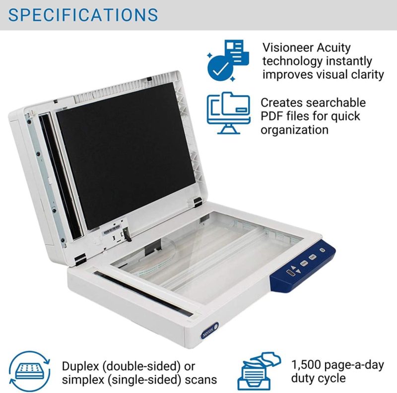 Office Electronics |  Xerox Xd-Combo Duplex Combo Flatbed Document Scanner For Pc And Mac, Automatic Document Feeder (Adf) Home Office Products Office Electronics