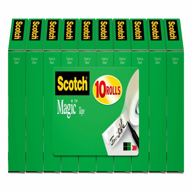 Office Supplies |  Scotch Magic Tape Refill, 3/4 In X 800 In, 6 Count Home Office Products 3M