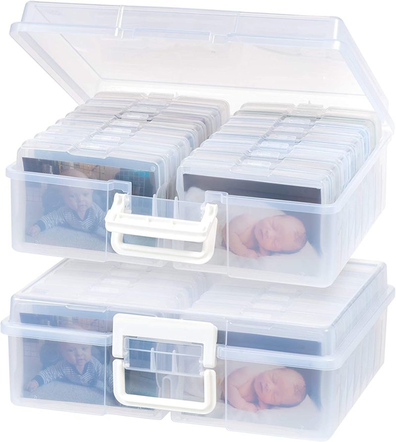 Organization & Storage |  Inner Keeper Organizer Cases Storage Containers Box For Photos Arts, Crafts & Sewing Clear- S