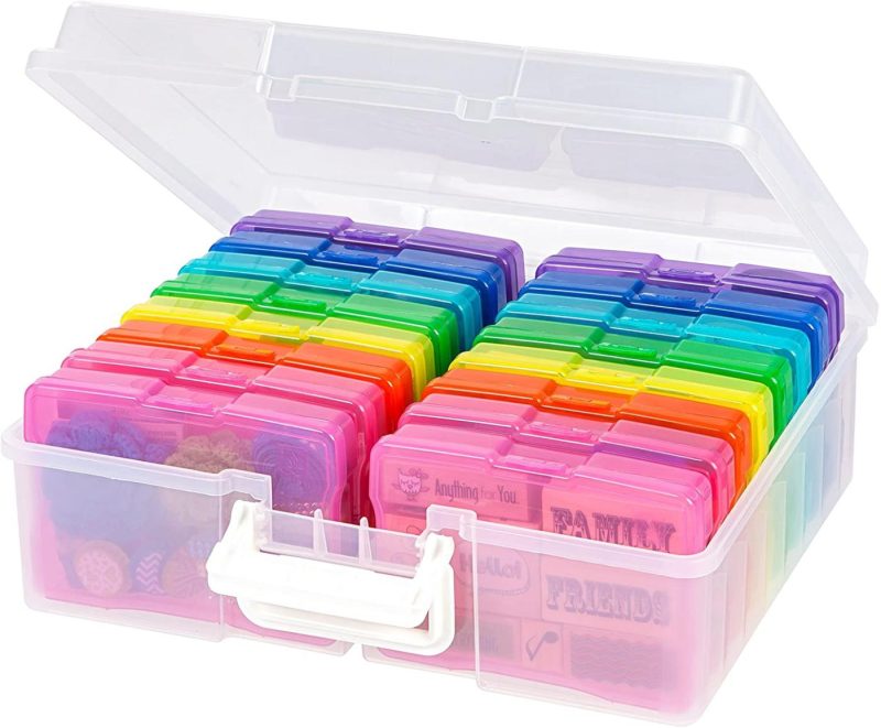 Organization & Storage |  Inner Keeper Organizer Cases Storage Containers Box For Photos Arts, Crafts & Sewing Clear- S