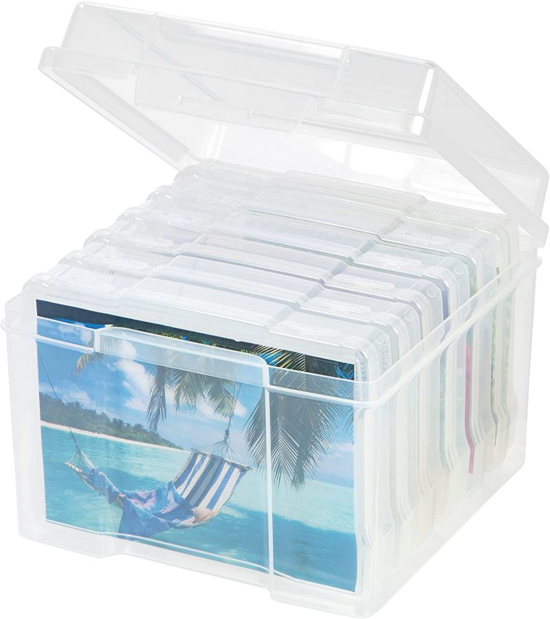 Organization & Storage |  Inner Keeper Organizer Cases Storage Containers Box For Photos Arts, Crafts & Sewing Clear- S