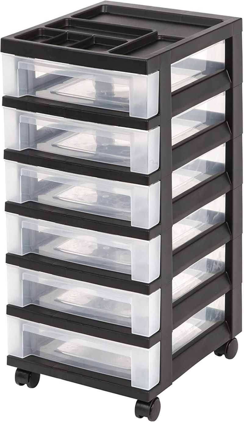 Organization & Storage |  Iris Usa Mc Plastic Storage Drawer, Rolling Cart With Organizer Top Arts, Crafts & Sewing IRIS USA, Inc.