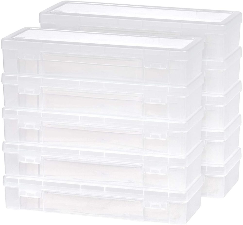 Organization & Storage |  Modular Supply Case, Pvc-Free ,Large,10 Pack, Clear Arts, Crafts & Sewing IRIS USA