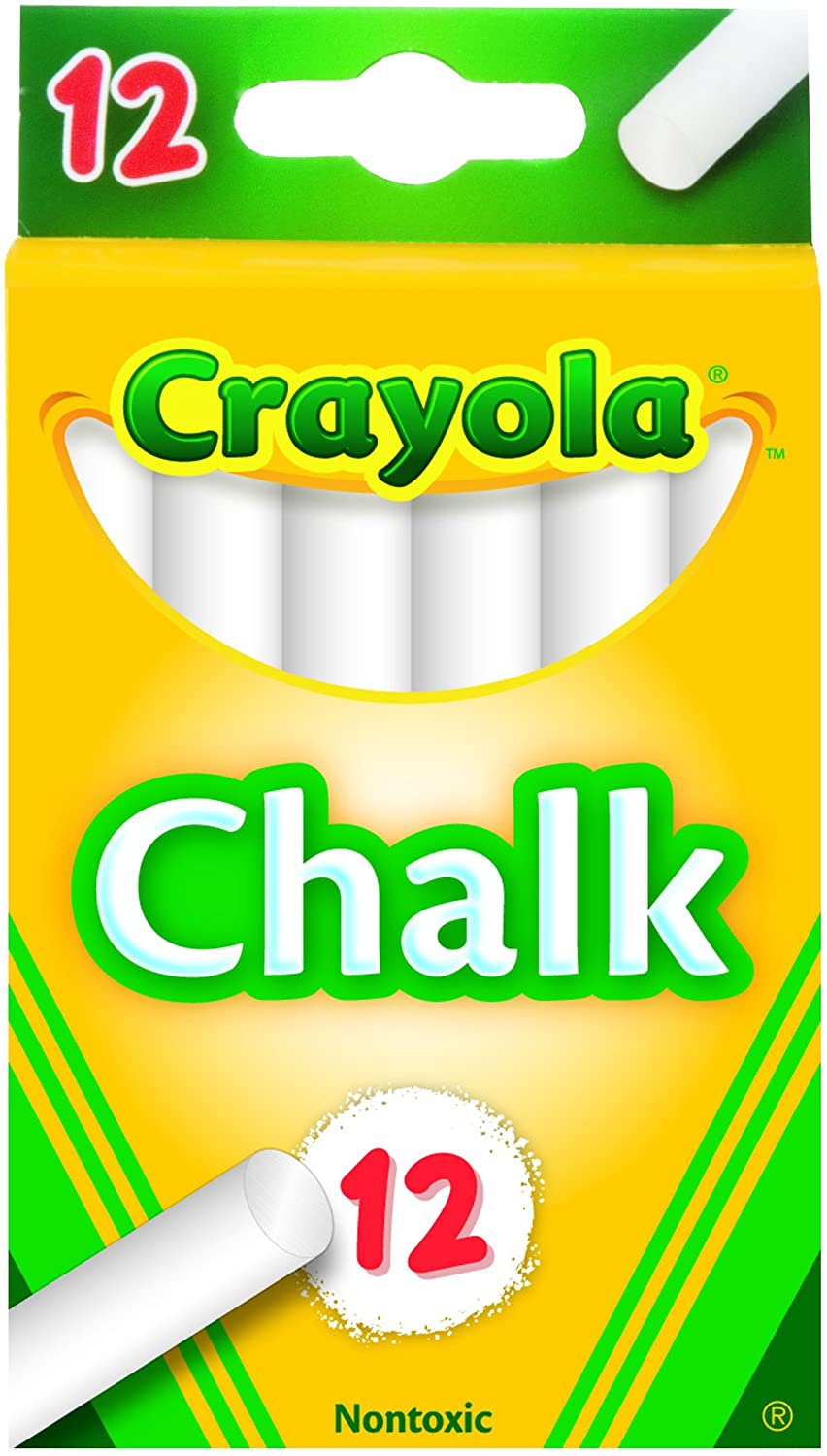 Painting, Drawing & Art Supplies |  Crayola, 1 Pack Of 12 Chalk, White Arts, Crafts & Sewing Crayola