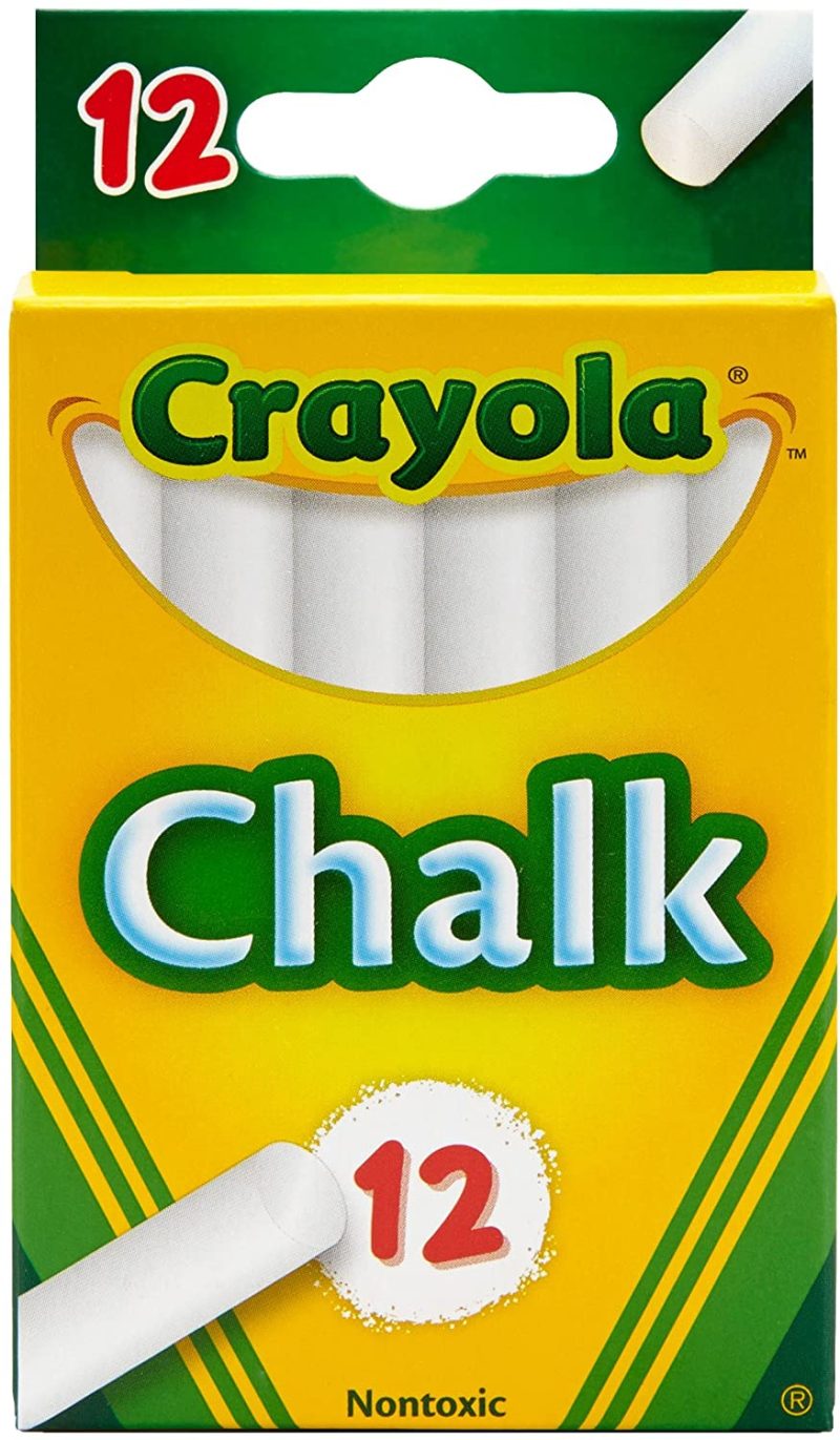 Painting, Drawing & Art Supplies |  Crayola, 1 Pack Of 12 Chalk, White Arts, Crafts & Sewing Crayola