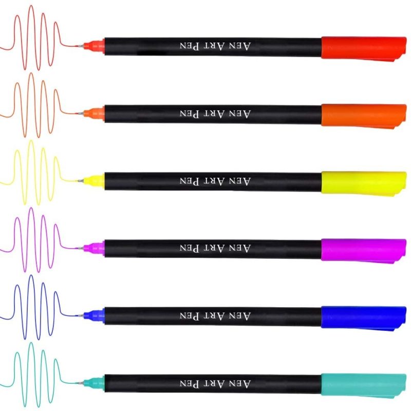 Painting, Drawing & Art Supplies |  Dual Tip Brush Marker Pens, 18 Brush And Fine Tip Art Marker Pens For Beginners Journaling Hand Lettering Writing Planner Arts, Crafts & Sewing Aen