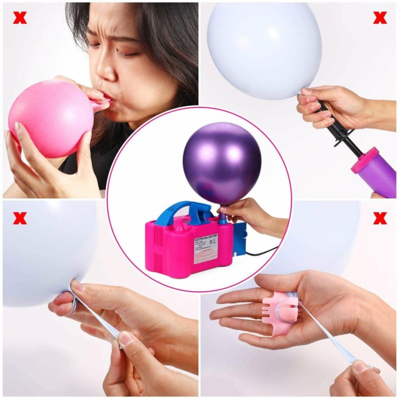 Party Supplies |  Electric Air Balloon Pump And Balloon Tying Tool In One Arts, Crafts & Sewing Party Supplies