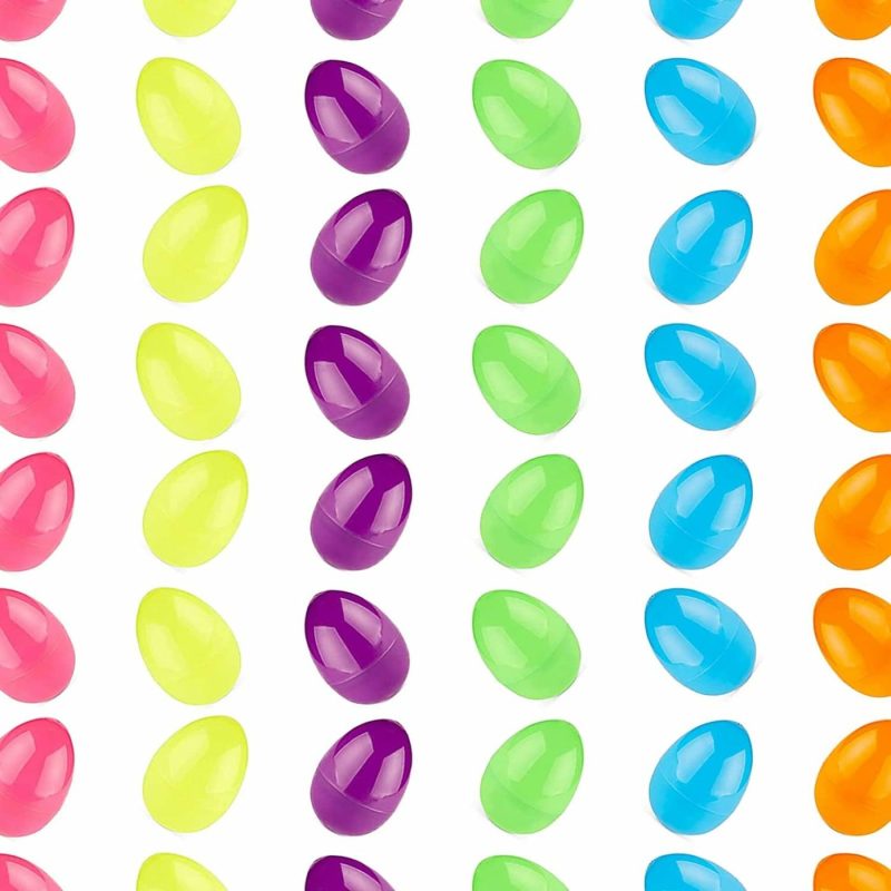 Party Supplies |  Fillable Colorful Plastic Easter Eggs 48 Pack Arts, Crafts & Sewing Bigomila