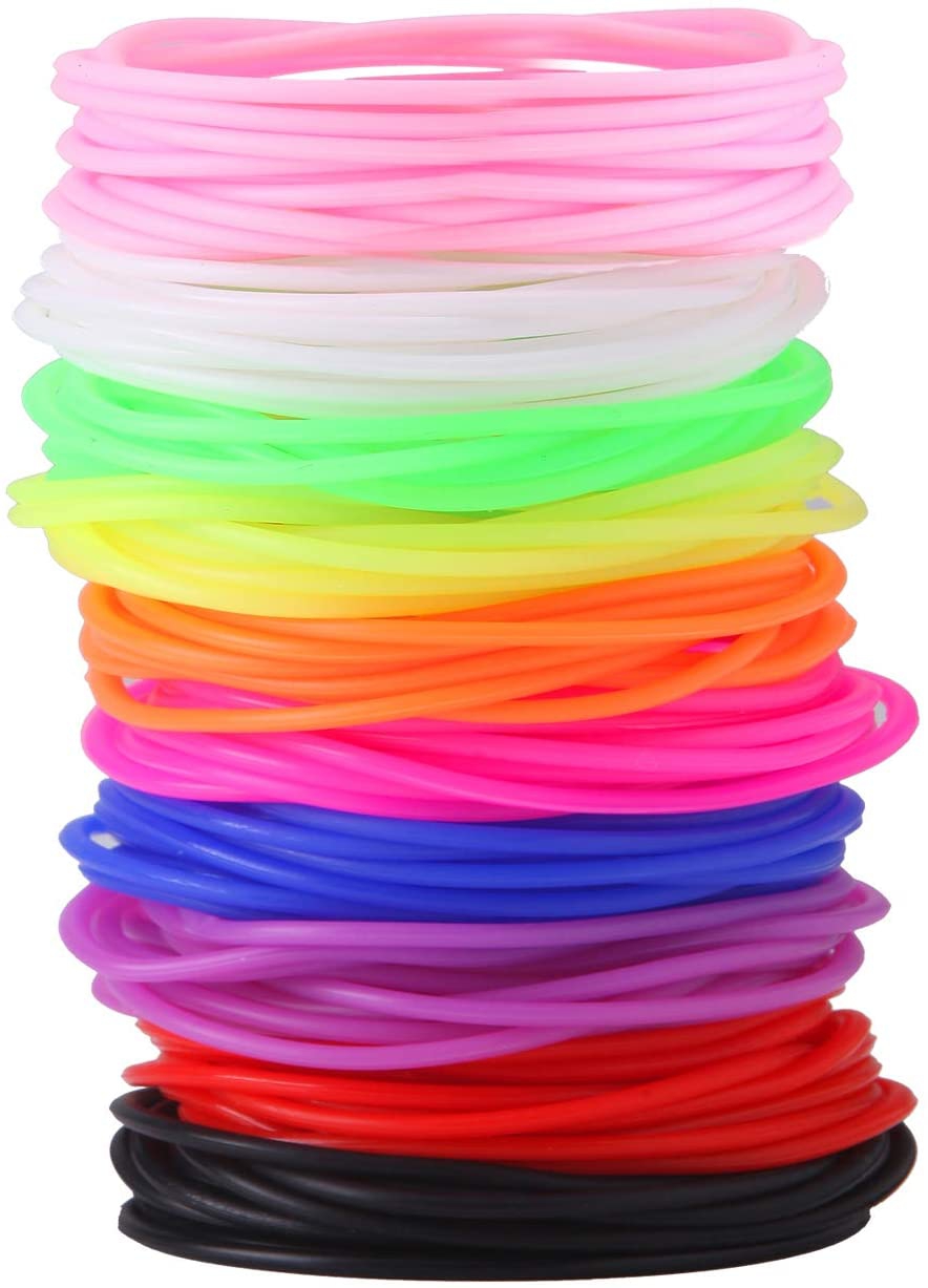 Party Supplies |  Senkary 120 Pieces Multicolor Silicone Jelly Bracelets Nonluminous Hair Ties For Party, Adults,, Girls (10 Colors) Arts, Crafts & Sewing Party Supplies