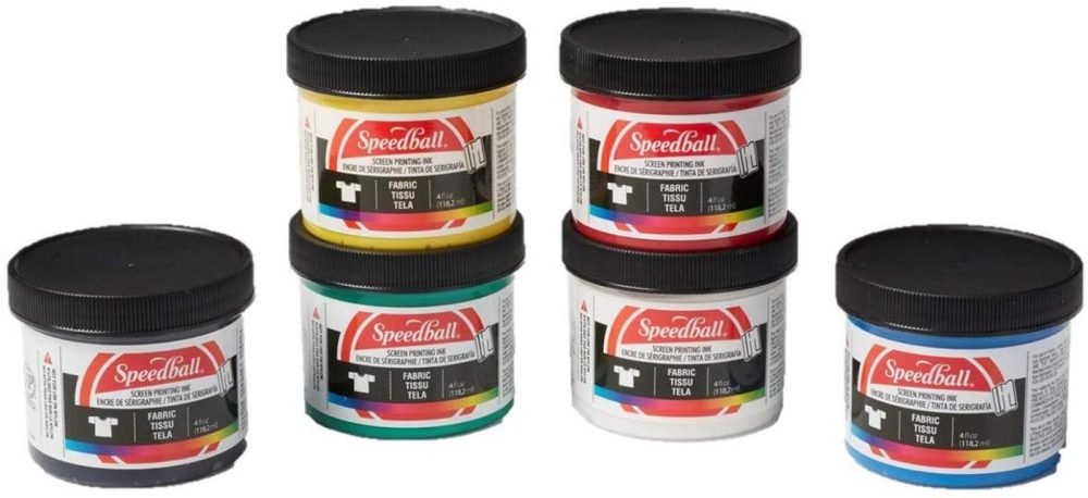 Printmaking |  Speedball Fabric Screen Printing Ink Starter Set Arts, Crafts & Sewing Printmaking