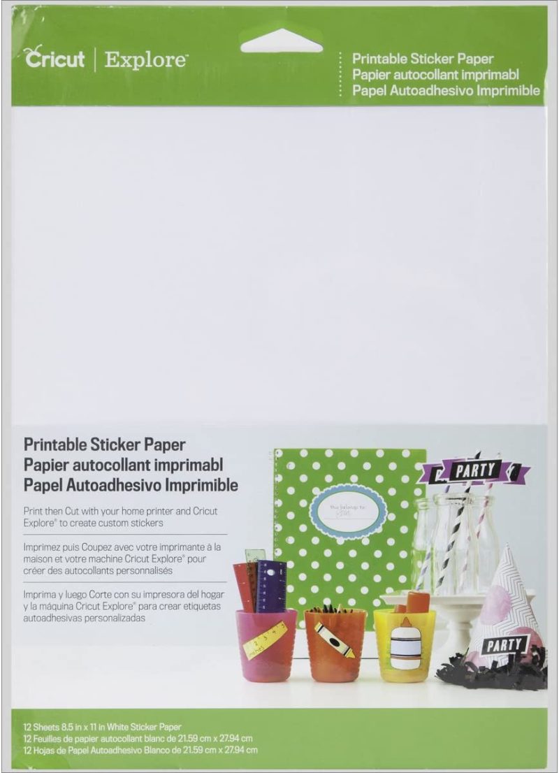 Scrapbooking |  Cricut Printable Sticker Paper Or Vinyl For Scrapbooking Arts, Crafts & Sewing Cricut