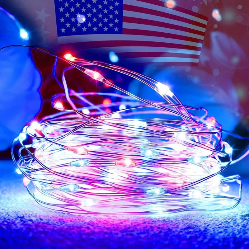 Seasonal Décor |  Christmas Lights Indoor Fairy Lights Battery Operated, 200Led 65.6Ft Copper Wire Lights Decoration For Bedroom, Christmas Decorations, Parties, Wedding, Centerpiece Home Decor & Cleaning Seasonal Décor