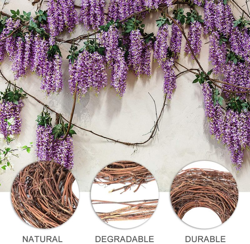 Seasonal Décor |  Garneck 15Ft Twig Garland, Christmas Diy Crafts Natural Grapevine Twig Garland Wreaths Decor For Christmas Holiday Home Decor Home Decor & Cleaning Garneck