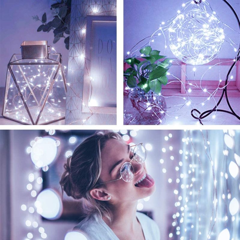 Seasonal Décor |  Govee Fairy Lights, 12 Pack Led Fairy String Lights, Battery Operated String Lights Waterproof, 20 Leds Flexible Firefly Starry Moon Lights For Wedding Bedroom Jars Festival Decoration Warm White Home Decor & Cleaning Govee