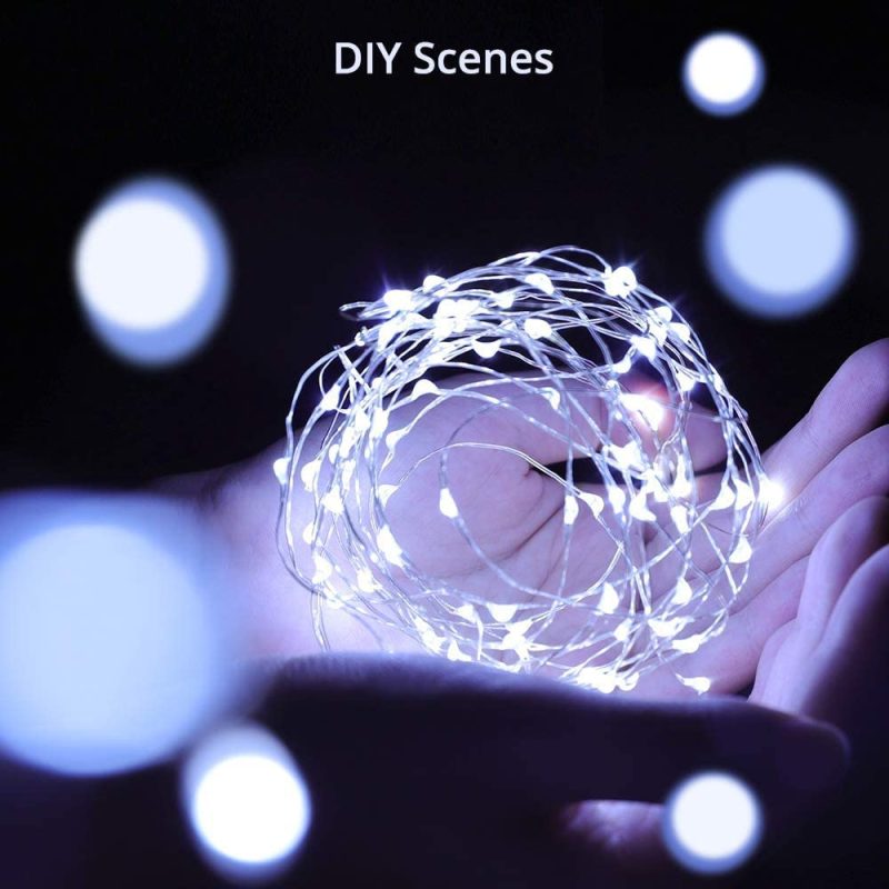 Seasonal Décor |  Govee Fairy Lights, 12 Pack Led Fairy String Lights, Battery Operated String Lights Waterproof, 20 Leds Flexible Firefly Starry Moon Lights For Wedding Bedroom Jars Festival Decoration Warm White Home Decor & Cleaning Govee