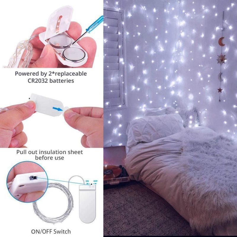 Seasonal Décor |  Govee Fairy Lights, 12 Pack Led Fairy String Lights, Battery Operated String Lights Waterproof, 20 Leds Flexible Firefly Starry Moon Lights For Wedding Bedroom Jars Festival Decoration Warm White Home Decor & Cleaning Govee