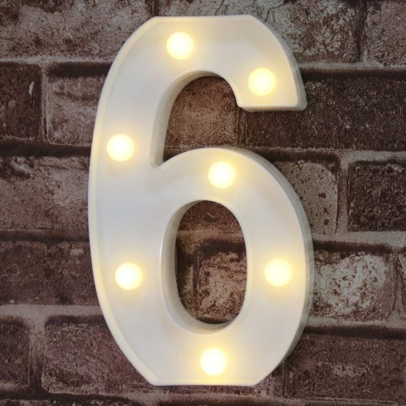 Seasonal Décor |  Led Marquee Letter Lights Sign, Light Up Alphabet Letter For Home Party Wedding Decoration Home Decor & Cleaning Letter A