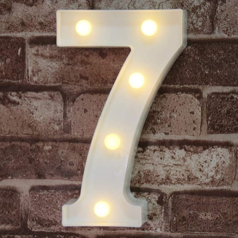 Seasonal Décor |  Led Marquee Letter Lights Sign, Light Up Alphabet Letter For Home Party Wedding Decoration Home Decor & Cleaning Letter A