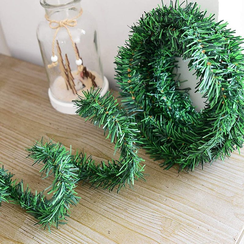 Seasonal Décor |  Lvydec 72 Feet Christmas Garland, 4 Strands Artificial Pine Garland Soft Greenery Garland For Holiday Wedding Party Decoration, Outdoor/Indoor Use Home Decor & Cleaning Lvydec