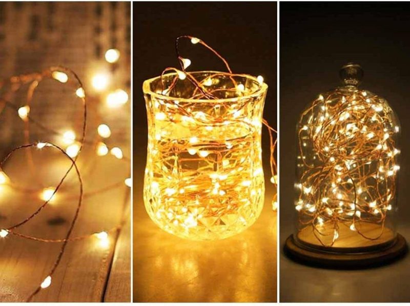 Seasonal Décor |  Twinkle Star 200 Led 66 Ft Copper Fairy String Lights 8 Modes Led, Usb Powered With Remote Control For Christmas Tree Wedding Party Home Decoration, Warm White Home Decor & Cleaning Clear Warm White