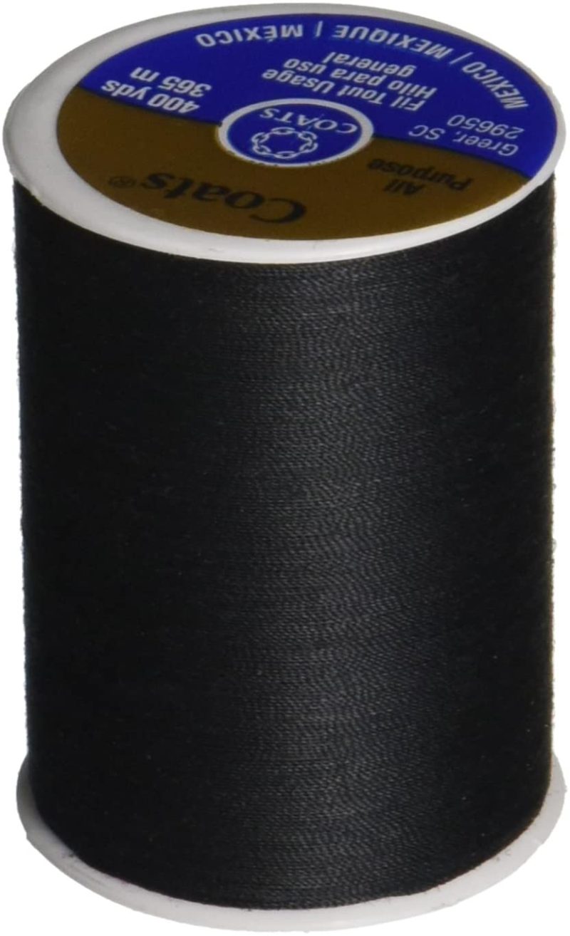 Sewing |  Coats Dual Duty All-Purpose Thread, 400 Yards/1 Spool Of Yarn, Black Arts, Crafts & Sewing Coats